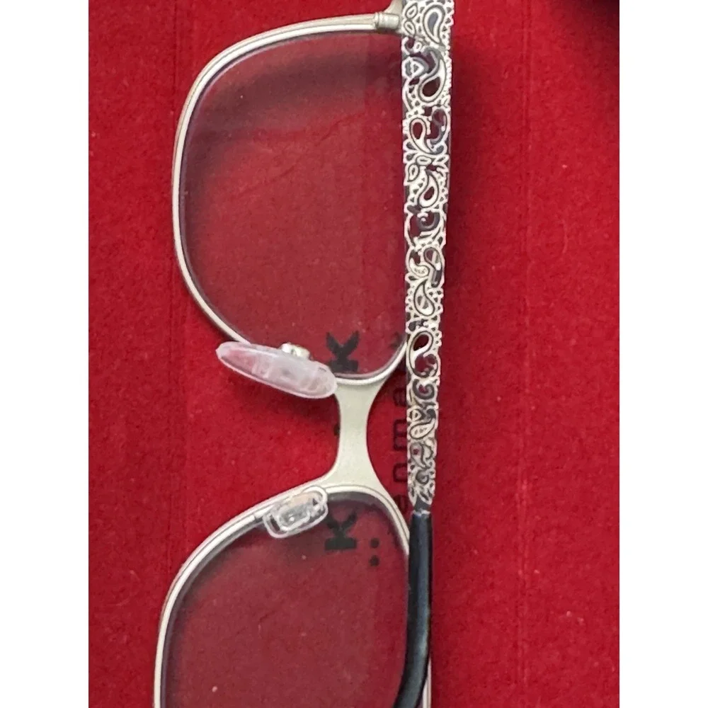 Kliik Denmark Women's Eyeglass‎ Frames Cat Eye Black/Gold Cutout Design W/ Case